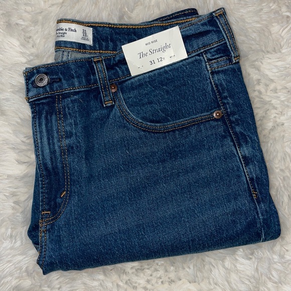 Abercrombie & Fitch Mid Rise Jeans - Picture 1 of 4